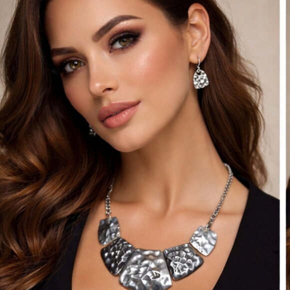 Magnificent Musings Silver Toned Set - Picture 4 of 5